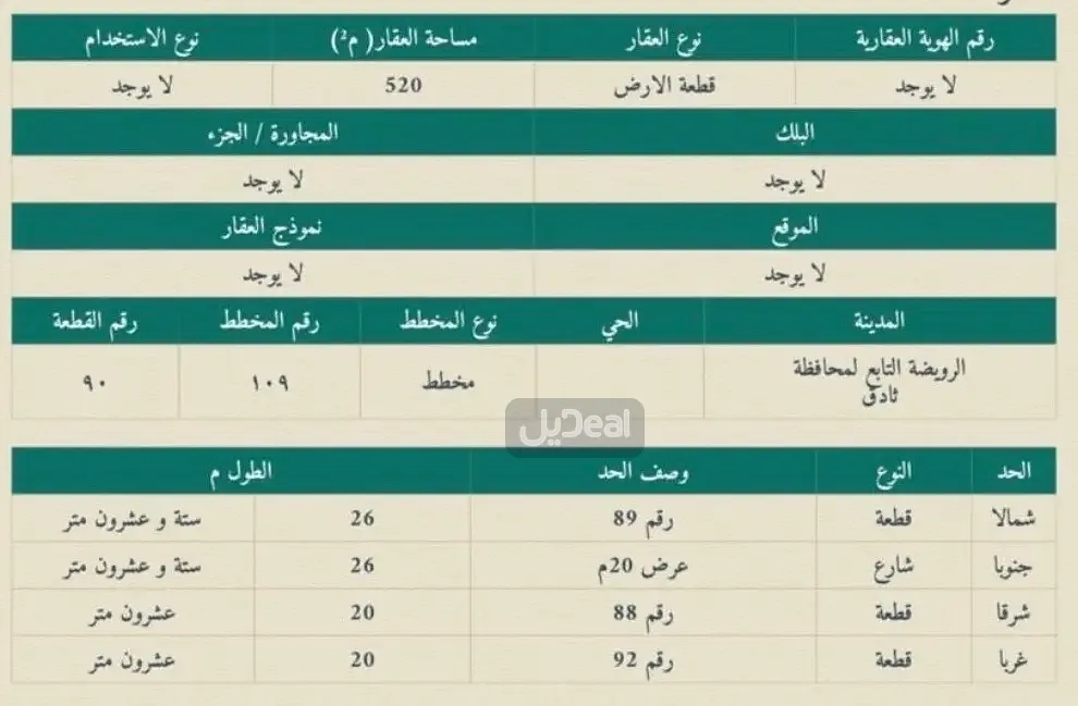 ارض سكنية للبيع