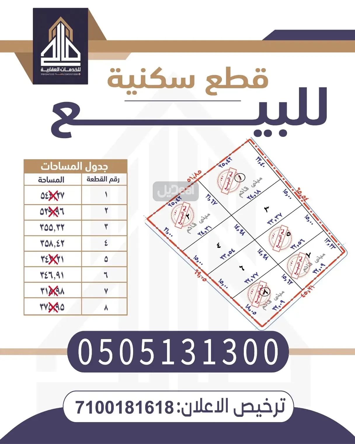 ارض للبيع