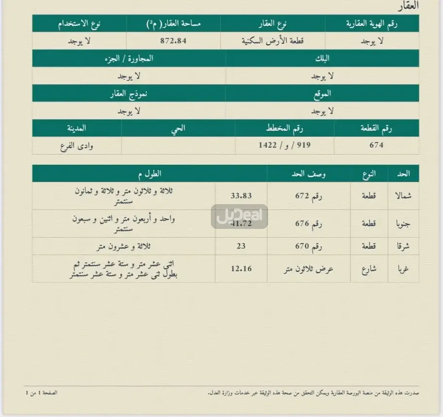 ارض للبيع