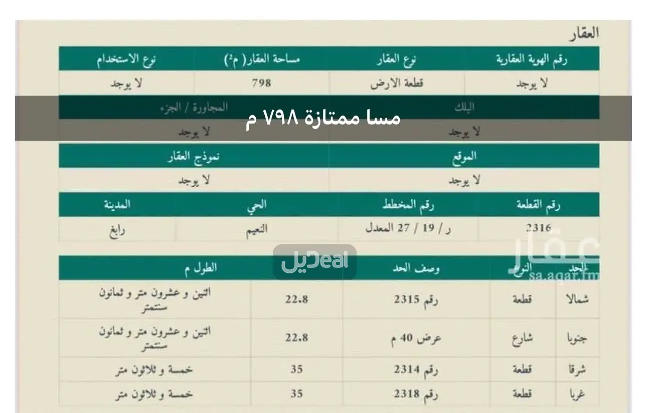 ارض للإيجار