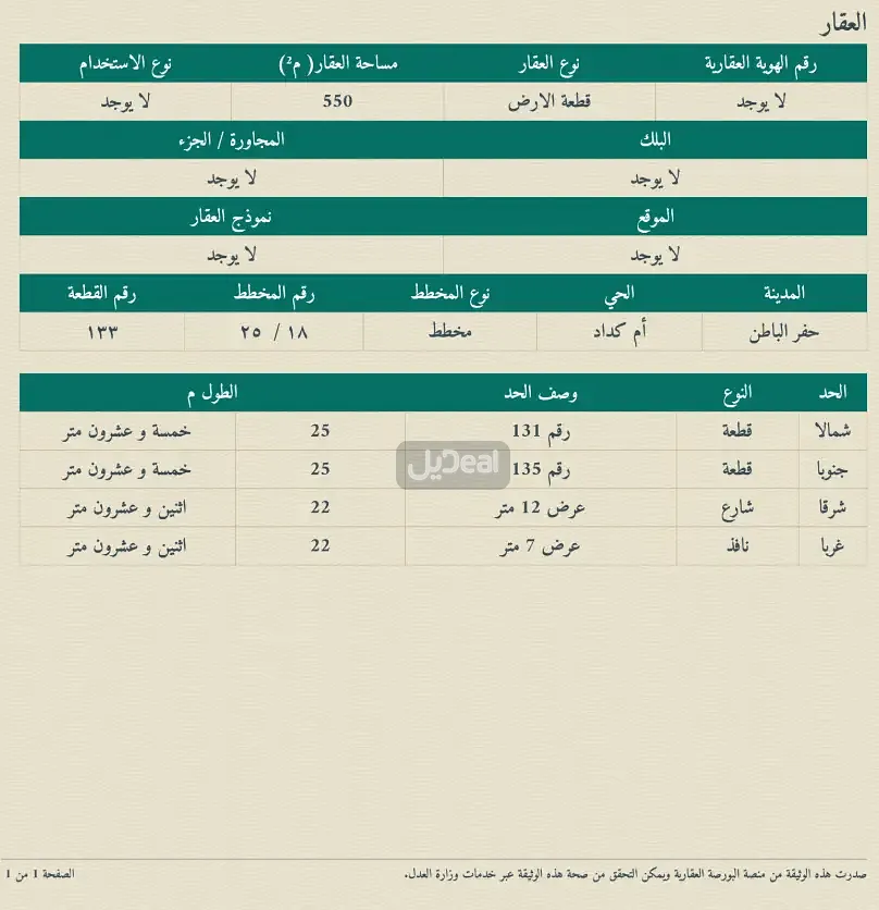 ارض للبيع