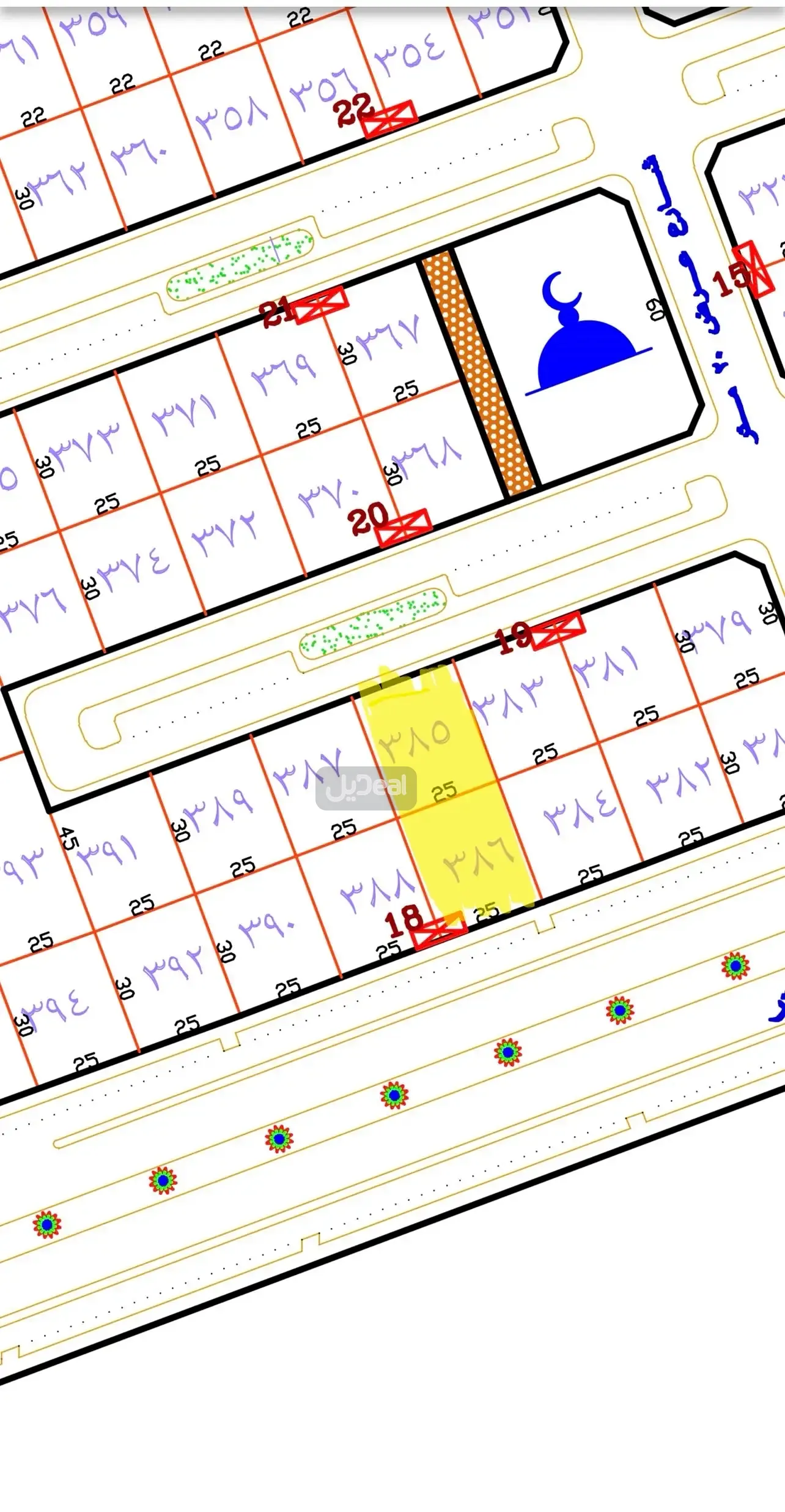 ارض للإيجار