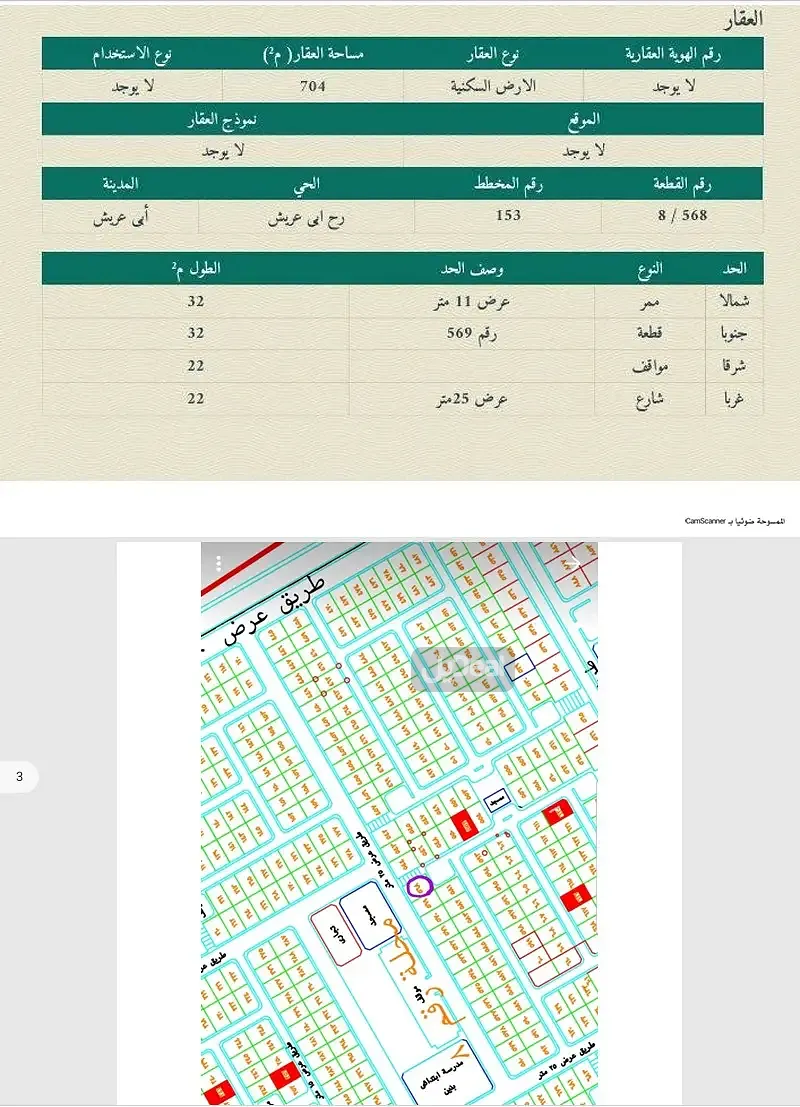 ارض للبيع