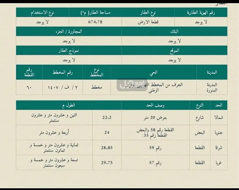 ارض للبيع