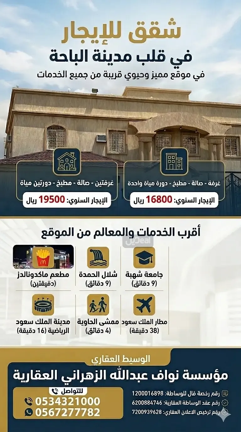 حي  النزهة  بمدينة الباحة .