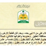 ارض للبيع