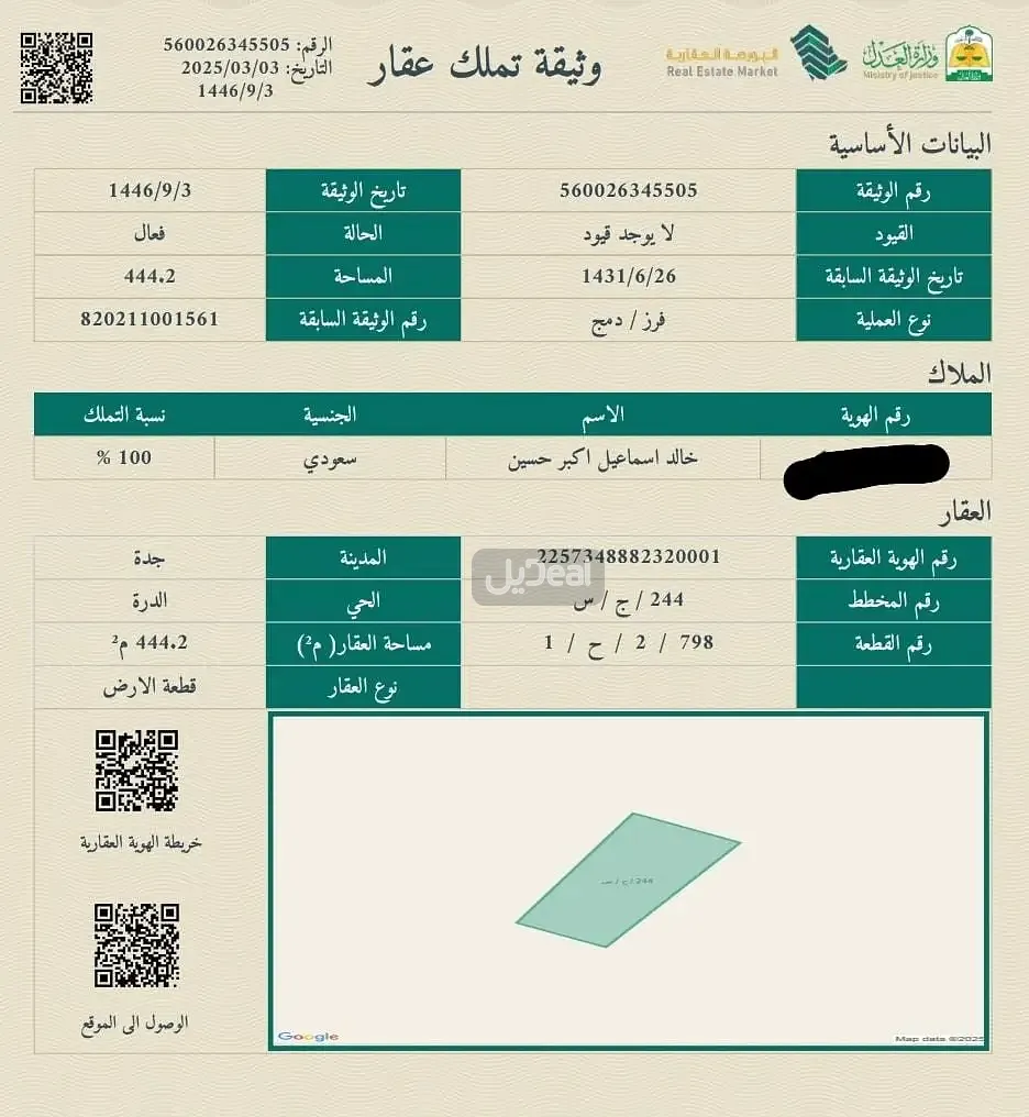 ارض للبيع