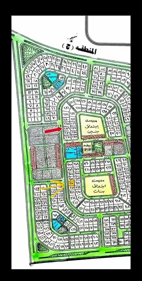 حي  المرجان  بمدينة الخبر .
