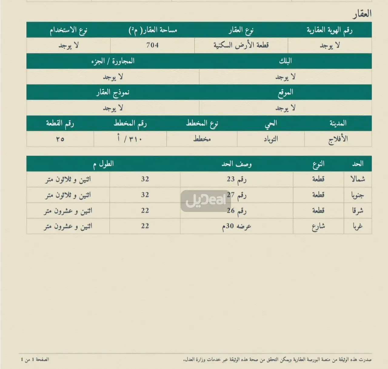 ارض للبيع