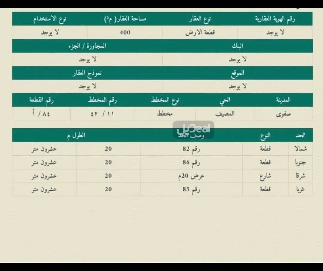 ارض للبيع