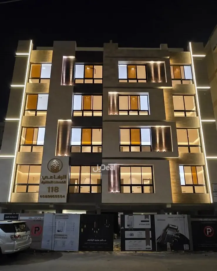 حي البوادى بمدينة جدة  مساحة الوحدة من الأرض 44.33 متر   وتختص من المنافع والأجزاء المشتركة بمساحة 94.44 متر