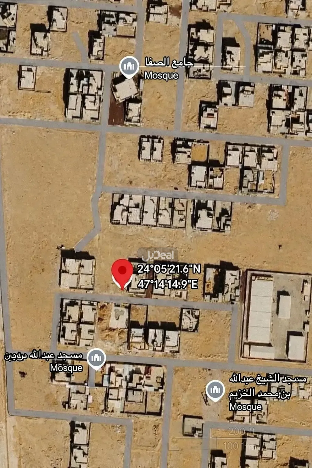 قطعة الارض  رقم 861 من المخطط رقم  899 الواقعة فى الصفا على طريق الخرج الدلم  محافظة الخرج .