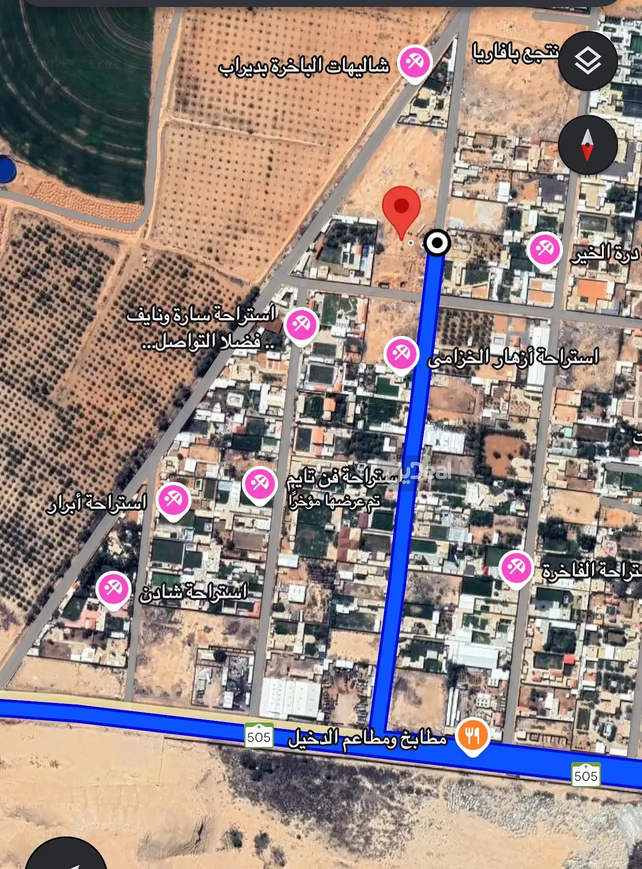 ارض للإيجار