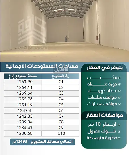 مستودع للإيجار